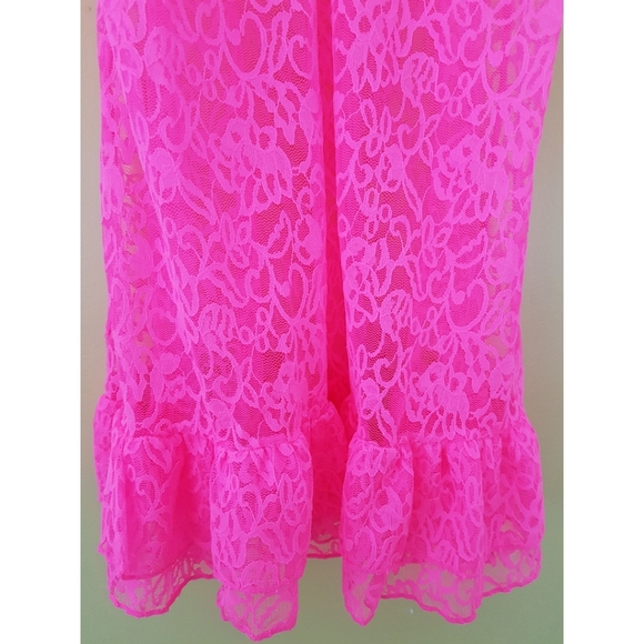 Forever 21 Lace Pink Chemise Lingerie - Picture 5 of 15